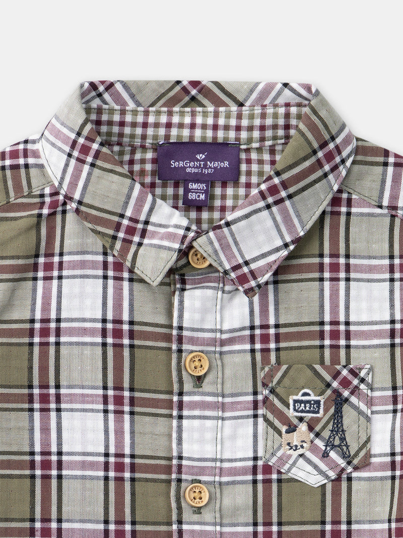 Camicia a quadrati