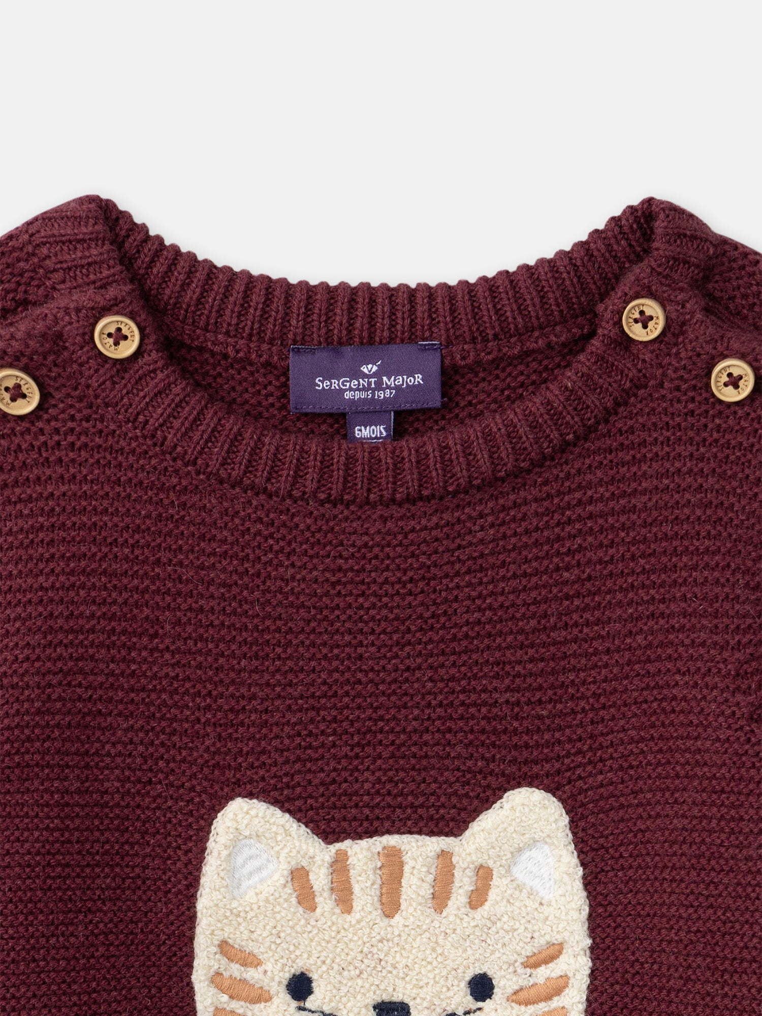 Maglione Patch Gatto