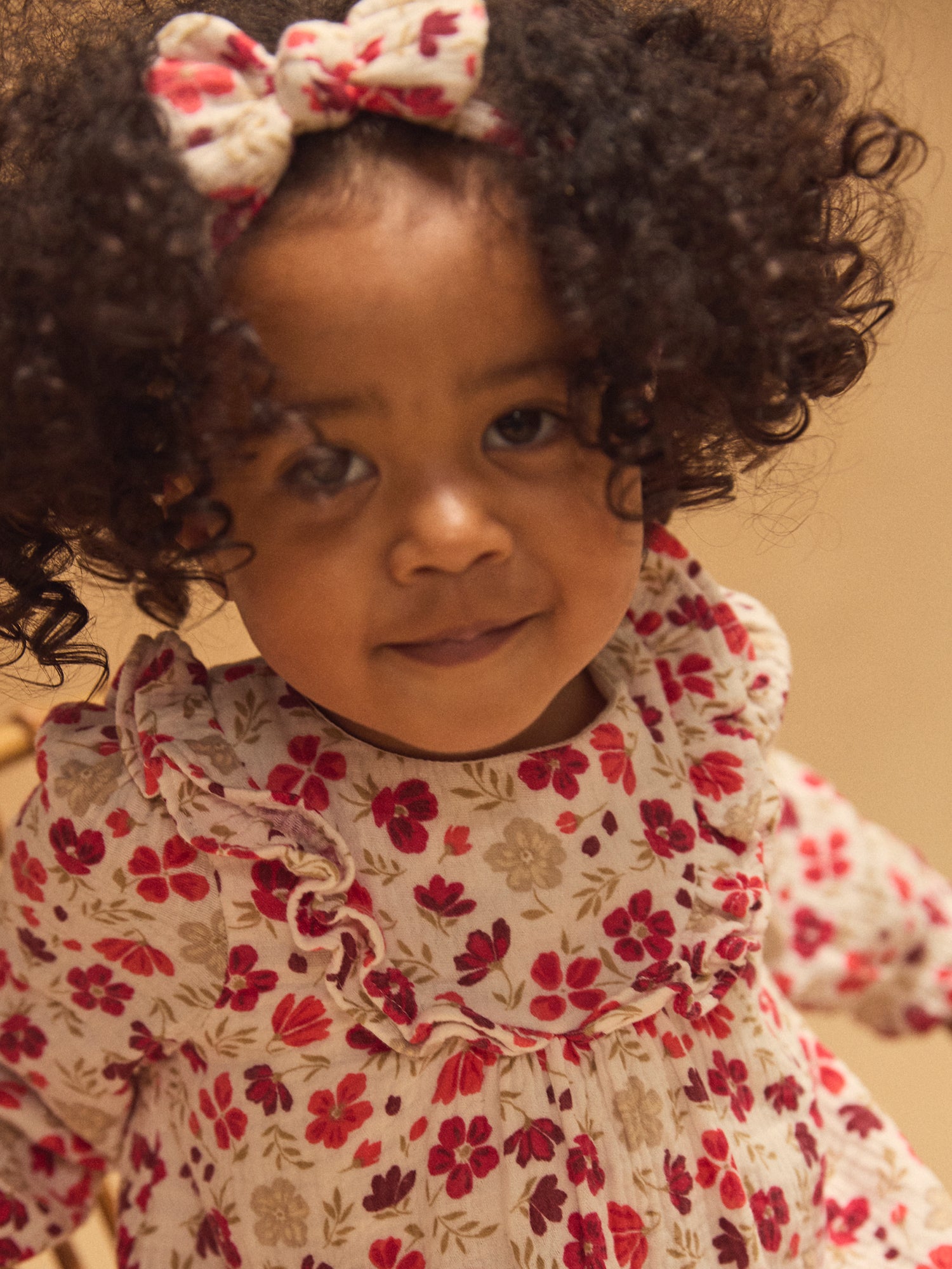 Abito stampato a fiori Bebé Femmina