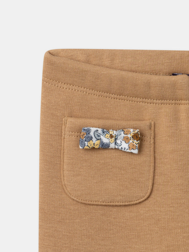 Legging marrone per Bambina