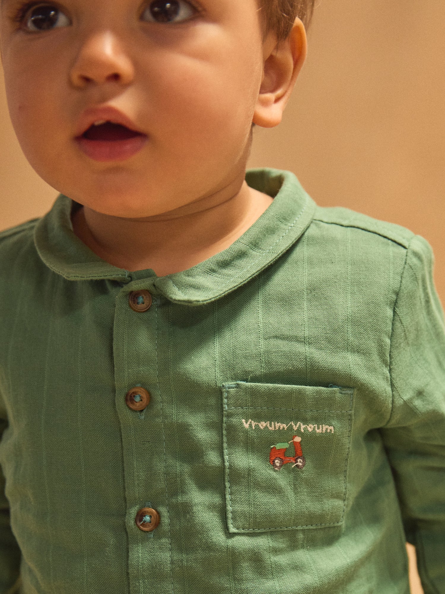Camicia Verde Abete Bambino