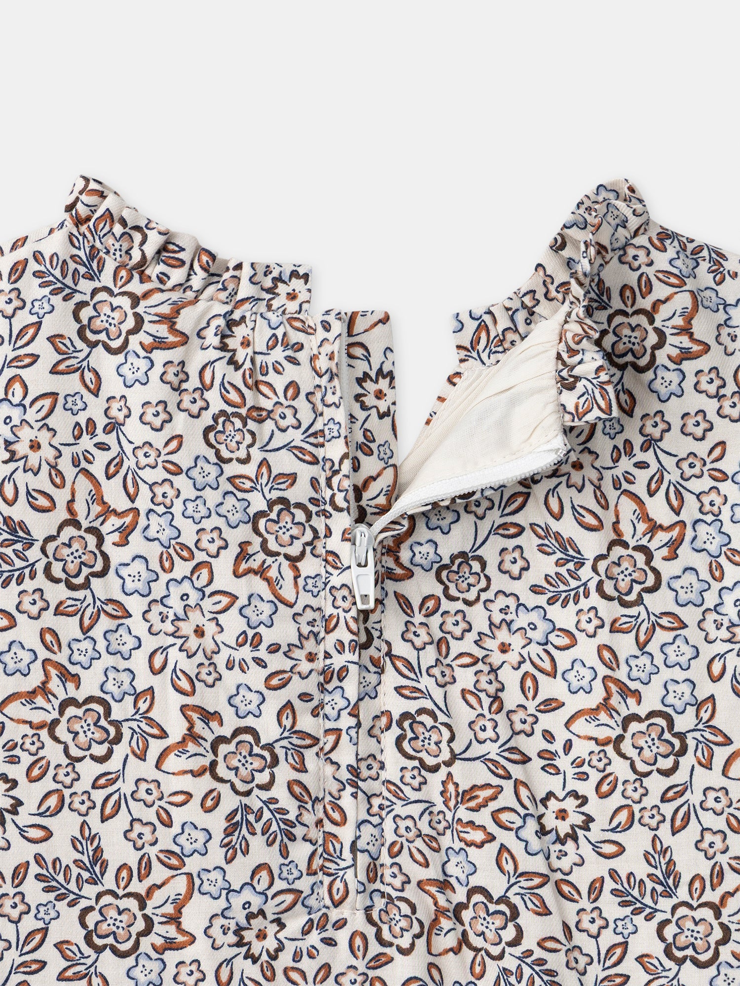 Abito stampato floreale per bambine