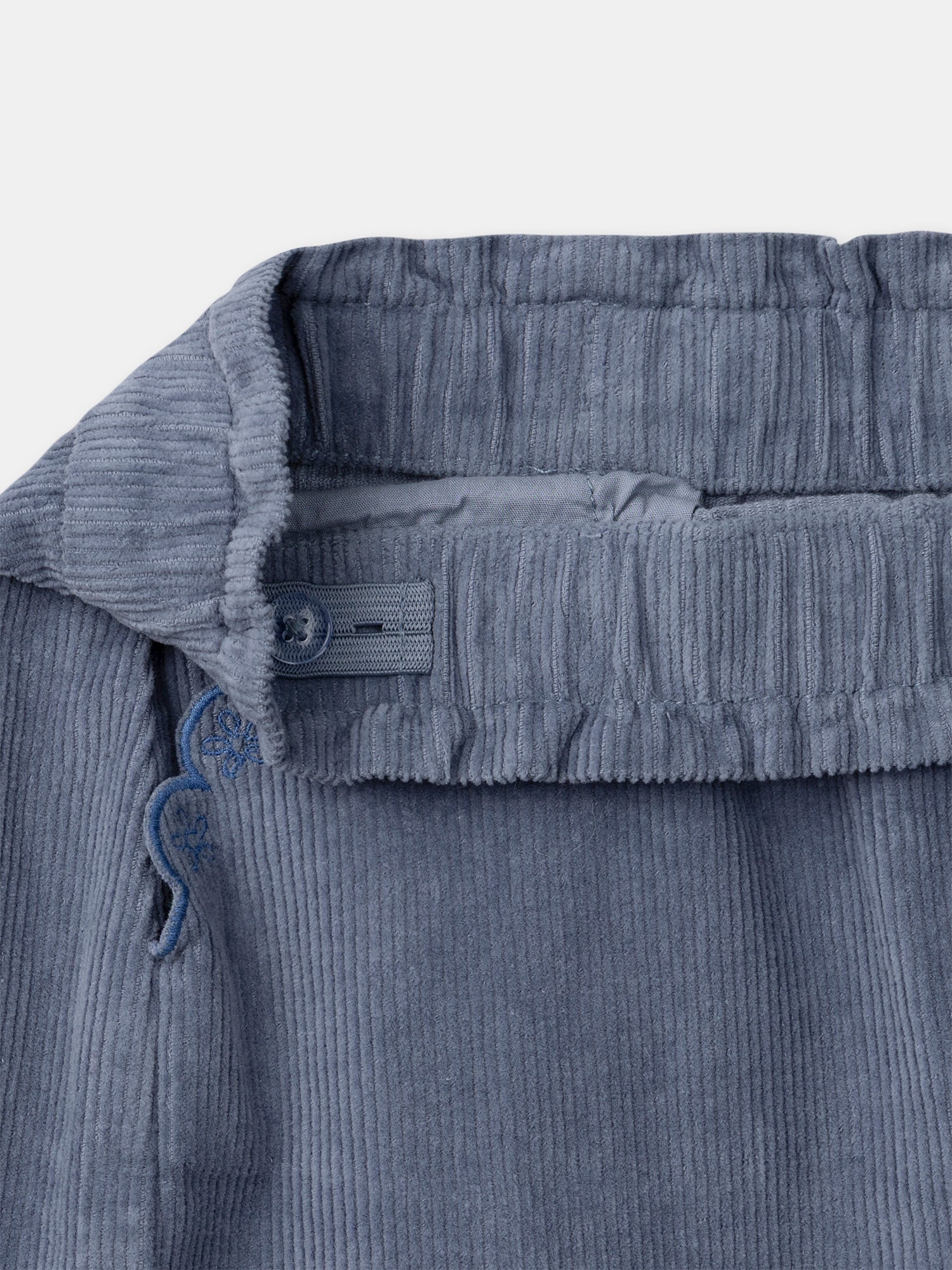 Gonna Blu in Velour per Ragazza