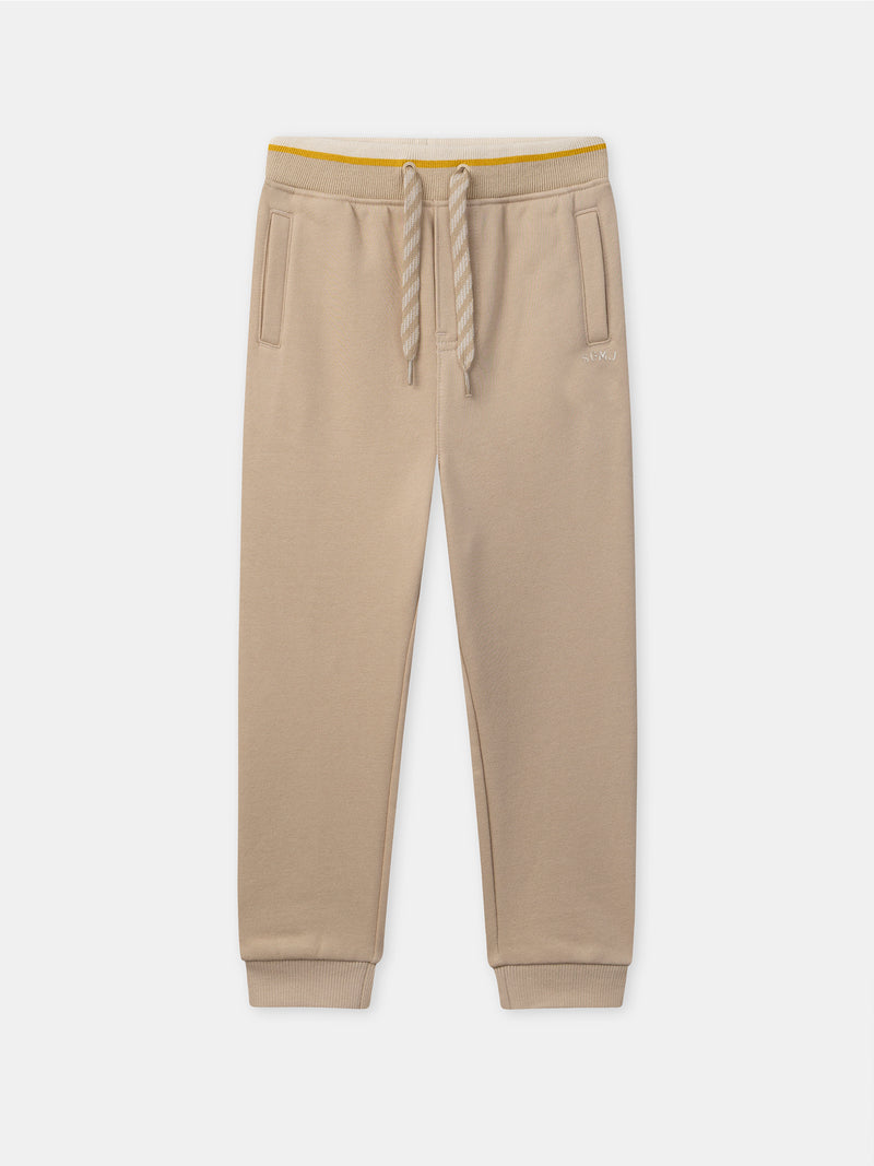 Jogging beige per ragazzi