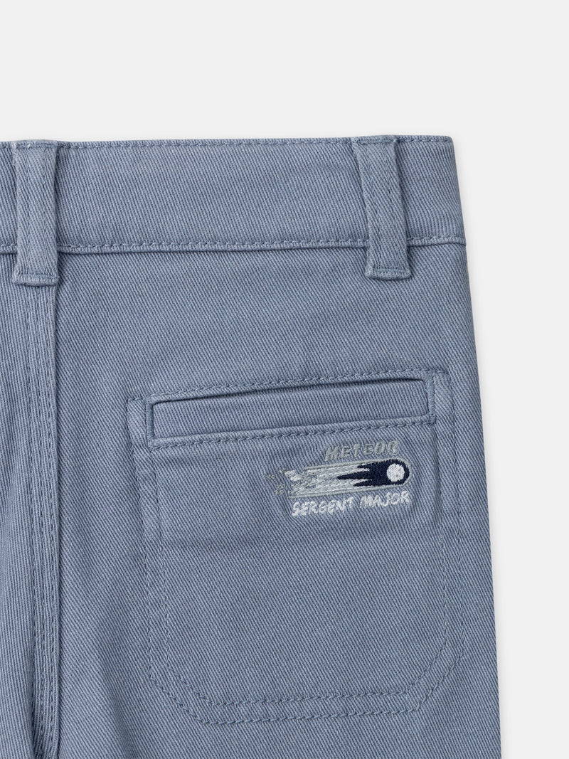 Pantaloni blu grigi per ragazzi