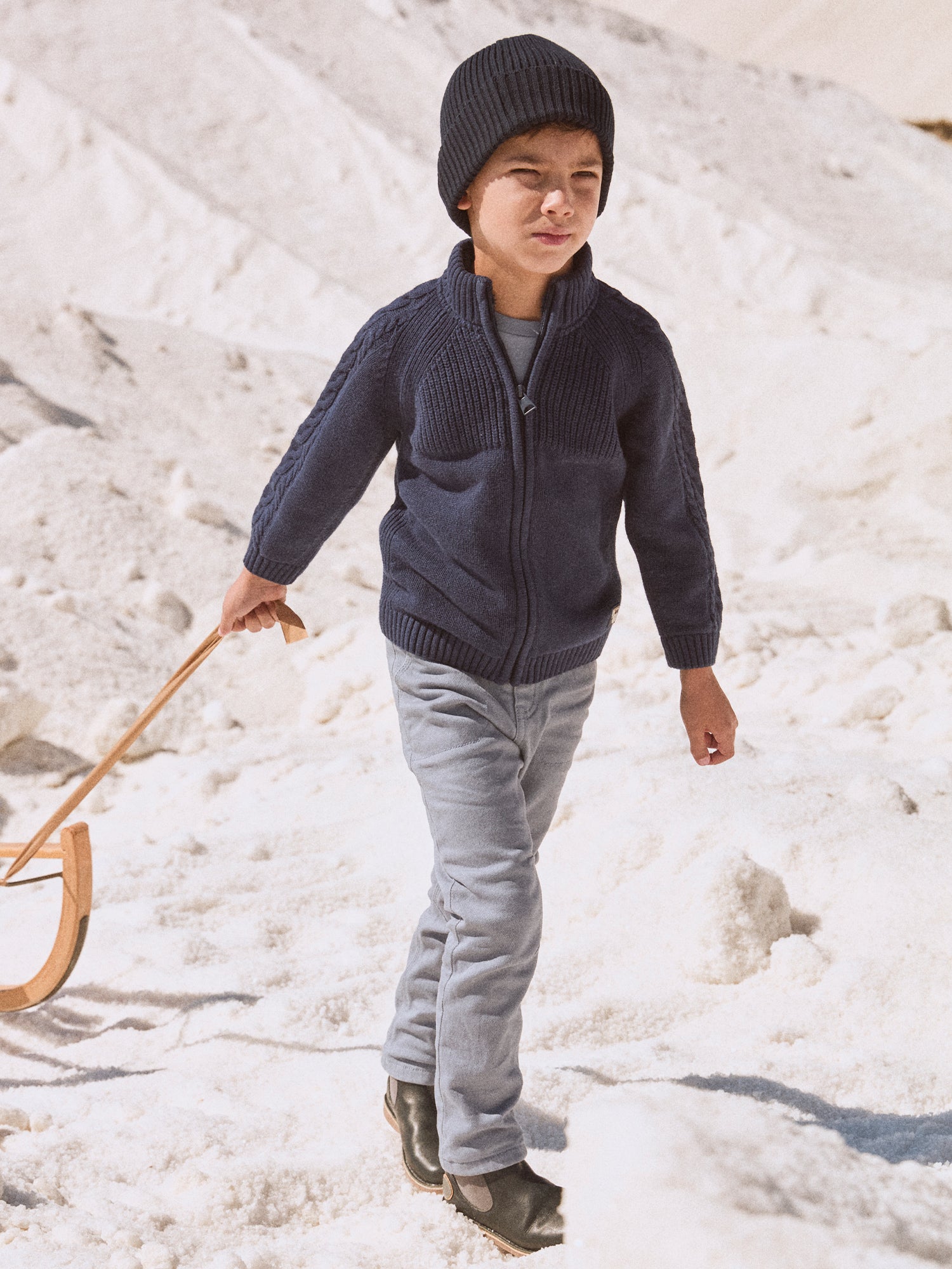 Pantaloni blu grigi per ragazzi