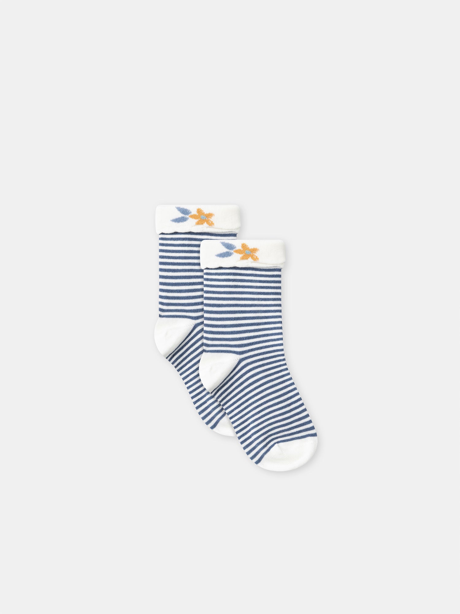 Calzini a righe blu BIMBA