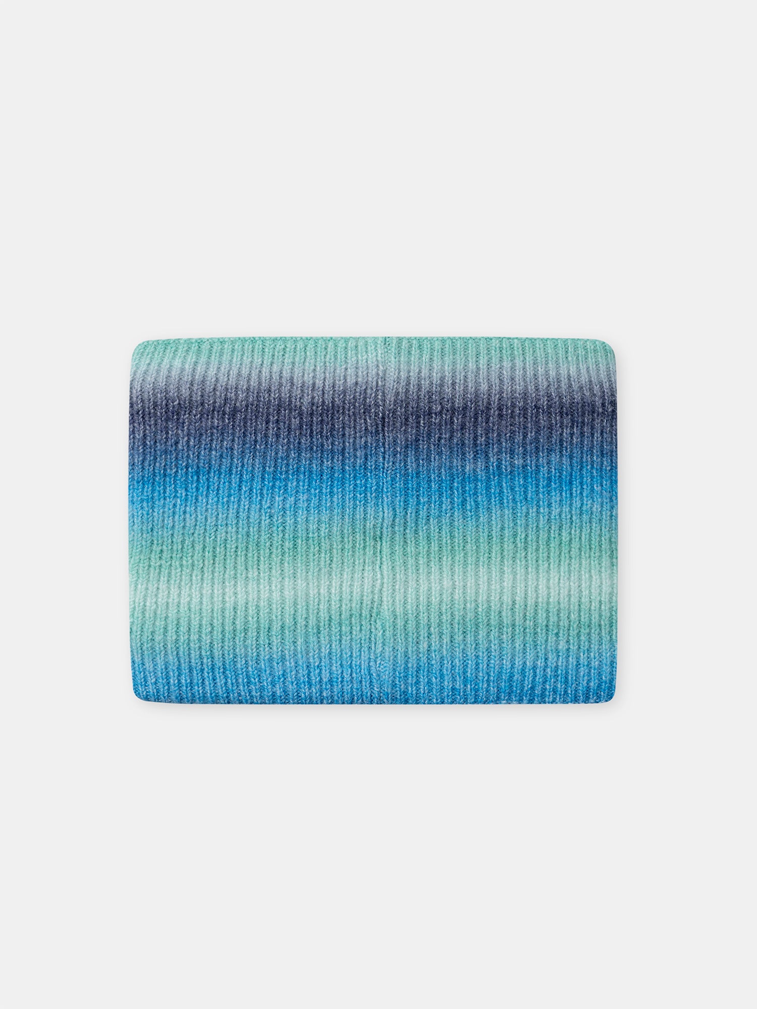 Sciarpa in maglia tie and dye per bambini