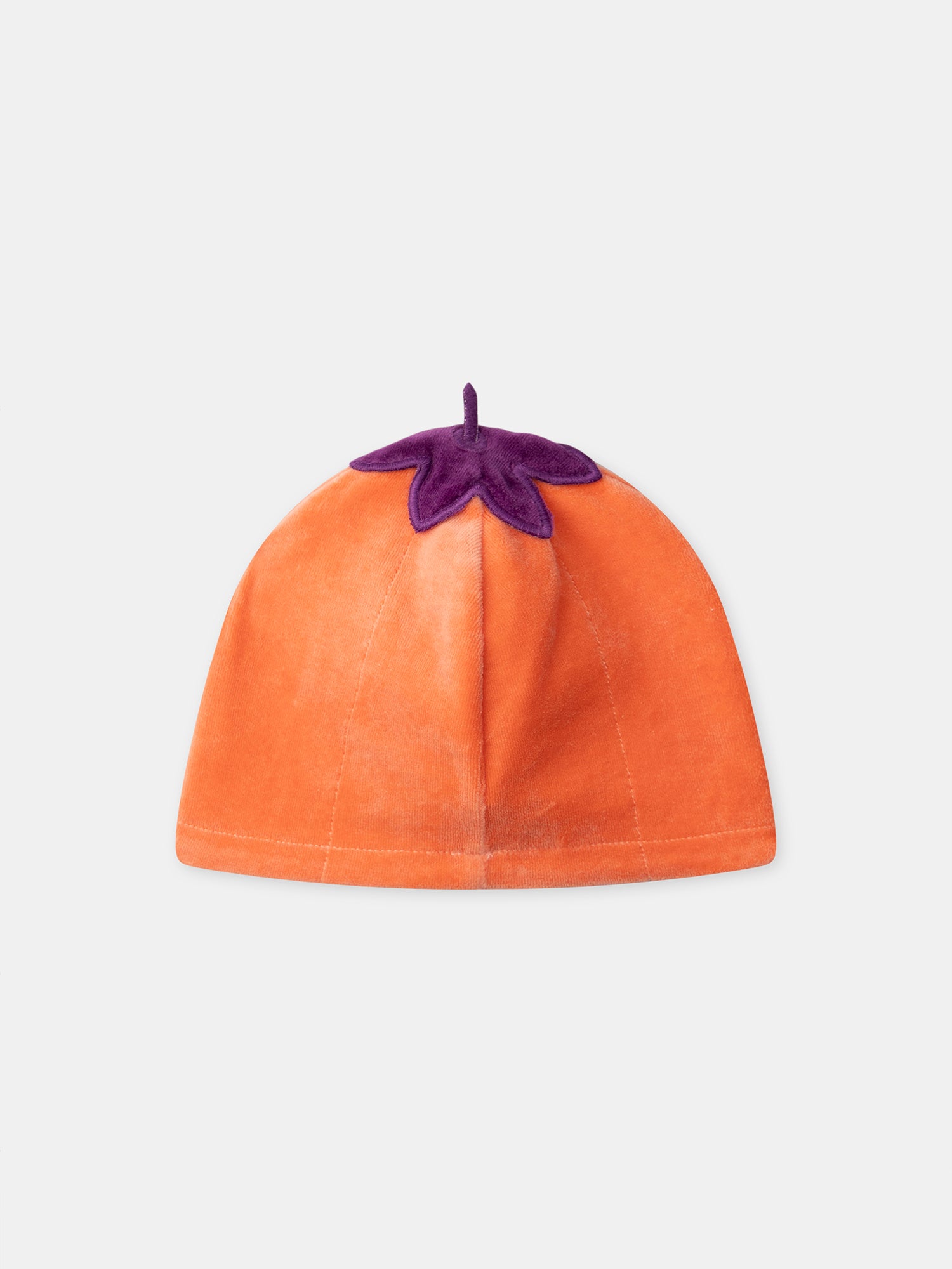 Sacco a pelo viola + Cappello di zucca Bambina