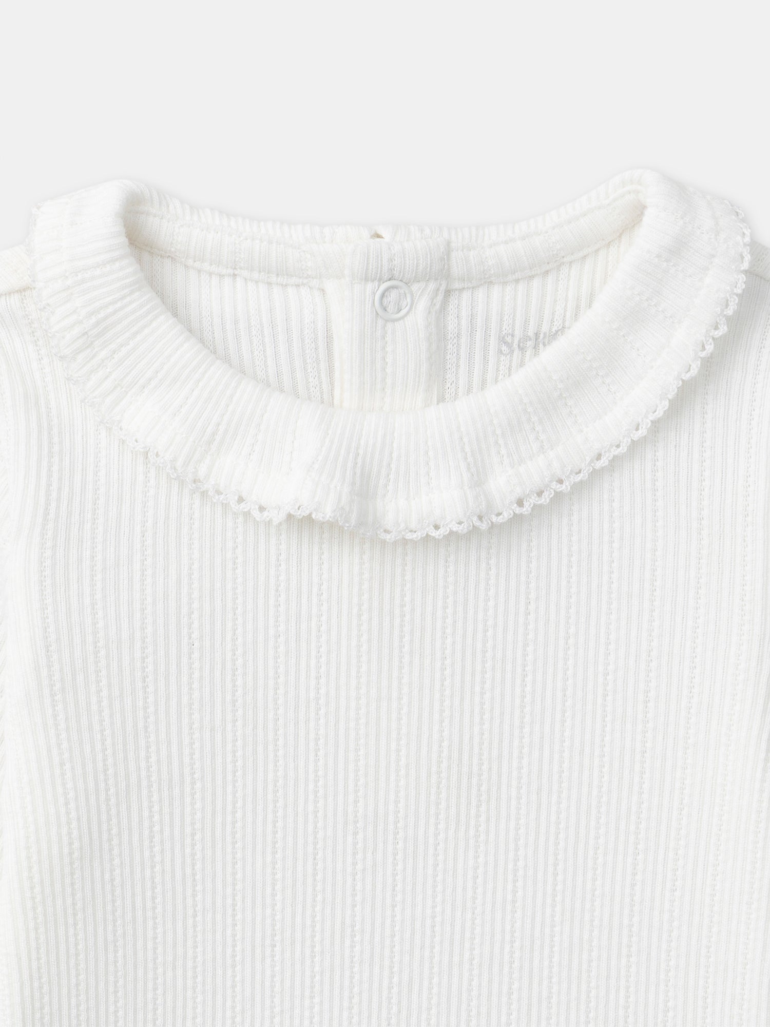 Set floreale + body ecru + calzini con nastro Nascita Bambina