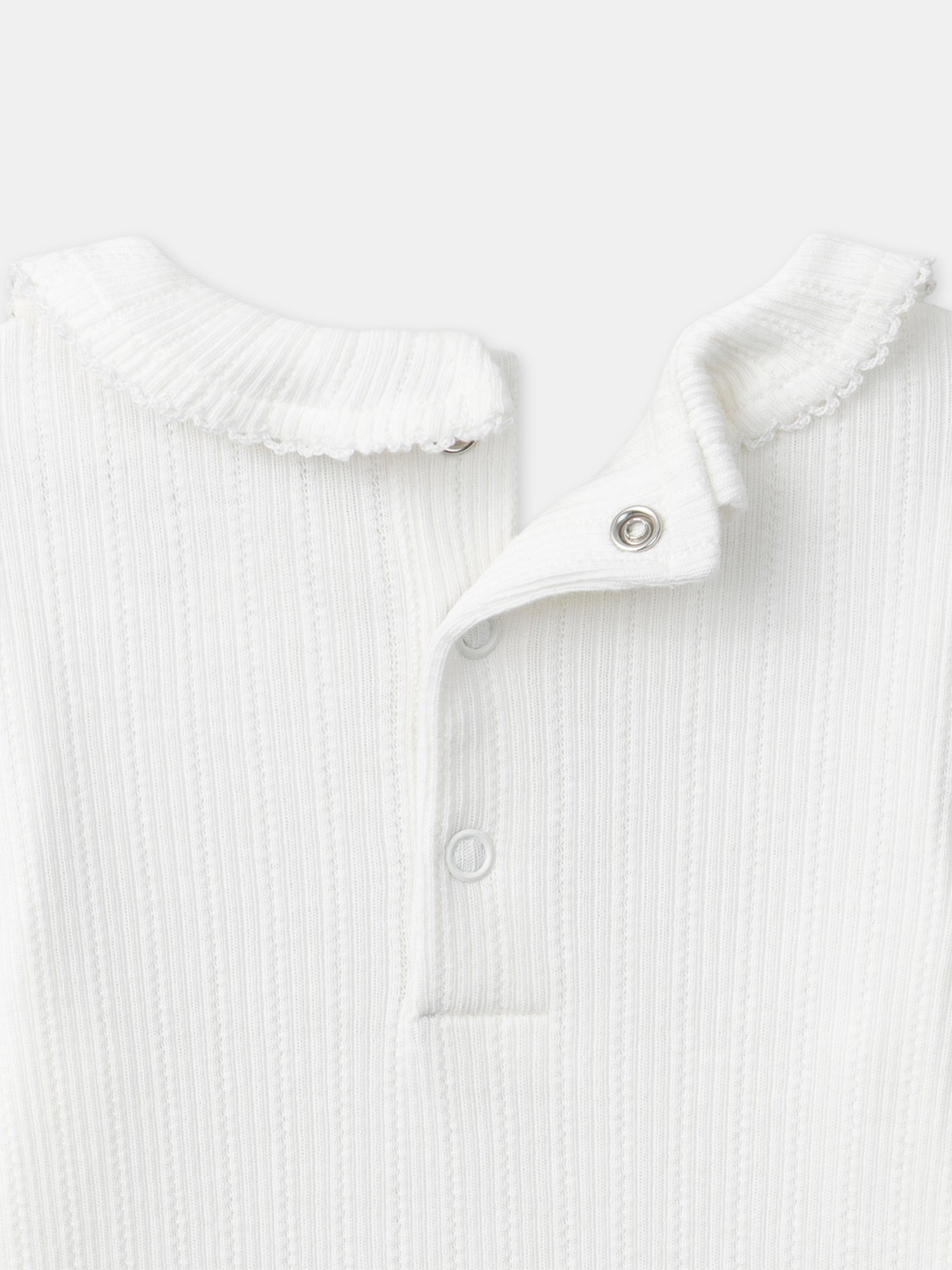 Set floreale + body ecru + calzini con nastro Nascita Bambina