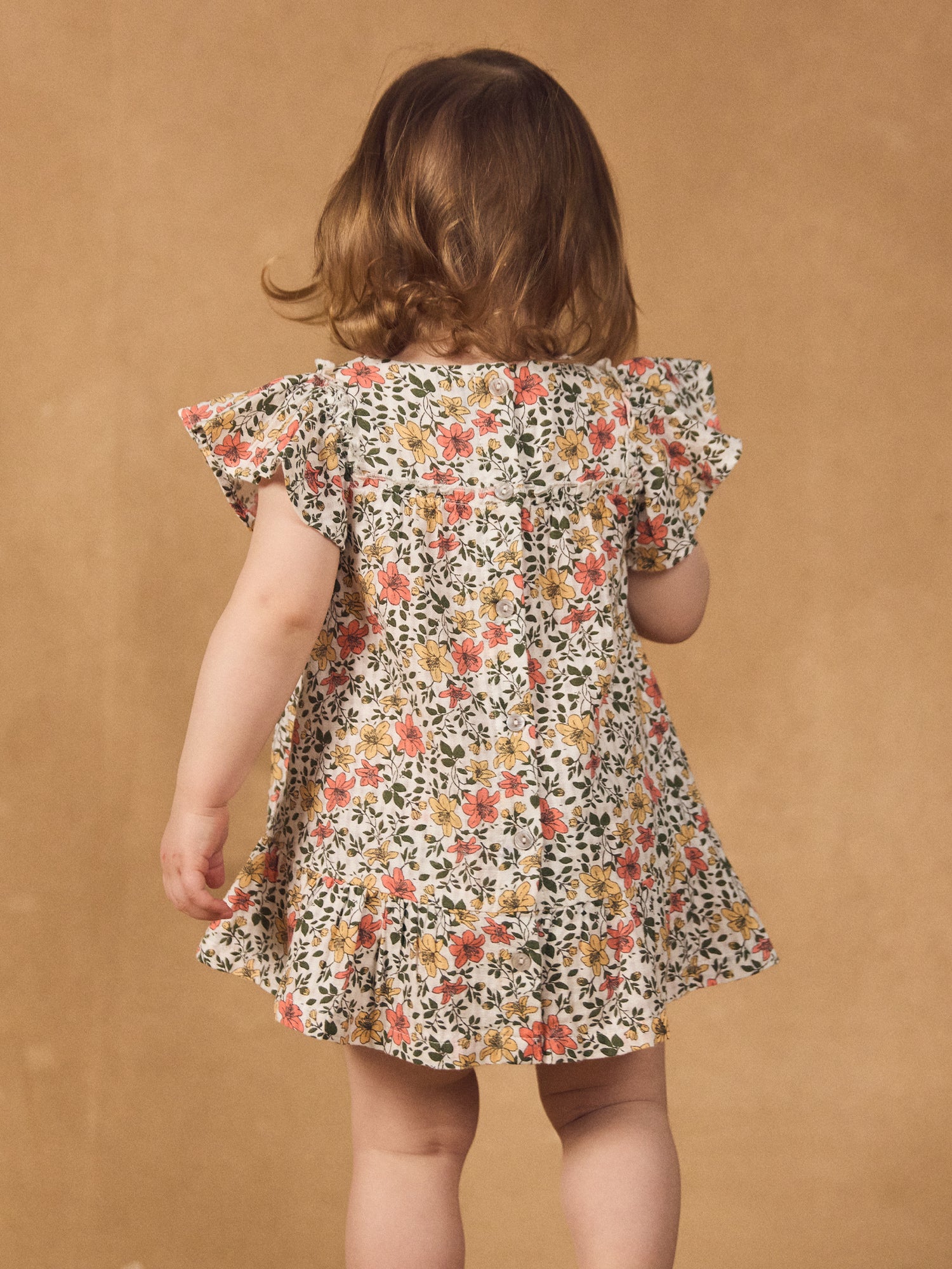 Vestito + Bloomer Stampa Floreale per Bambina