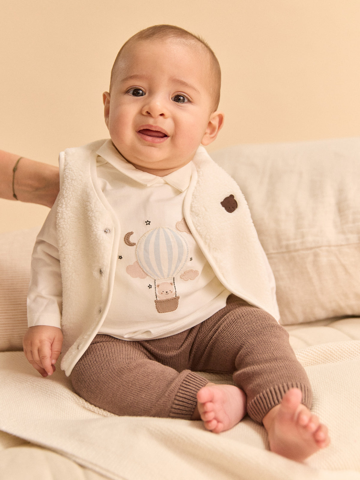 Set giacca + body maglietta + pantaloni Nascita Ragazzo