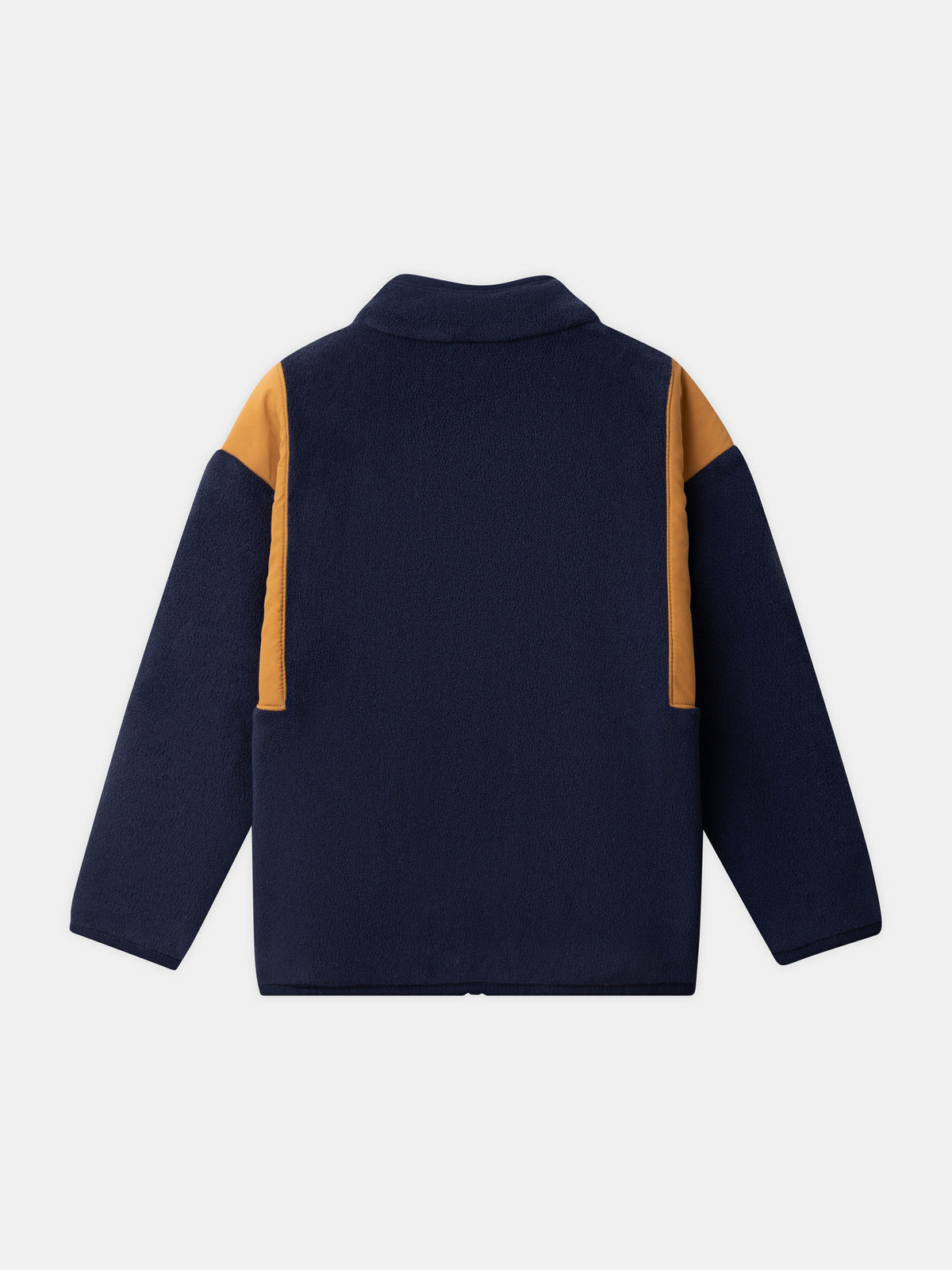 Gilet in pile blu navy con zip per ragazzi