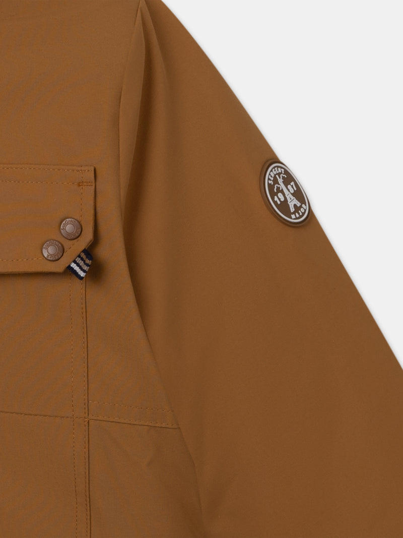 Parka 3 in 1 marrone per Ragazzo