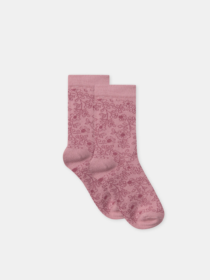 Pacco da 5 calzini rosa pinguini Ragazza