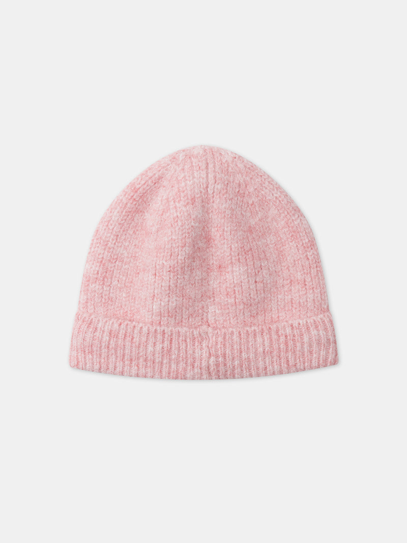 Cappello con risvolto rosa per Ragazze