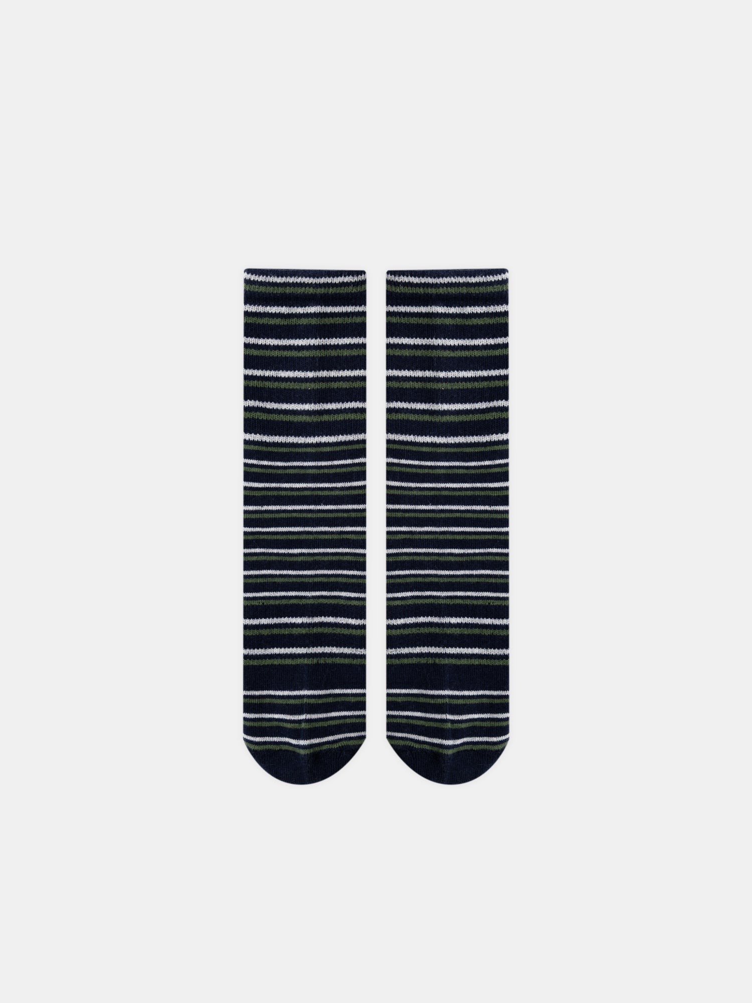 Lot de 5 paires de chaussettes à rayures ou unies Garçon