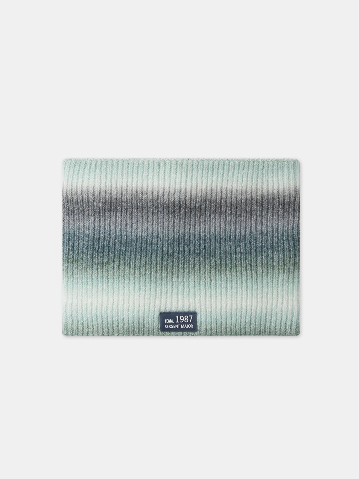 Snood verde degradato tie and dye per bambini