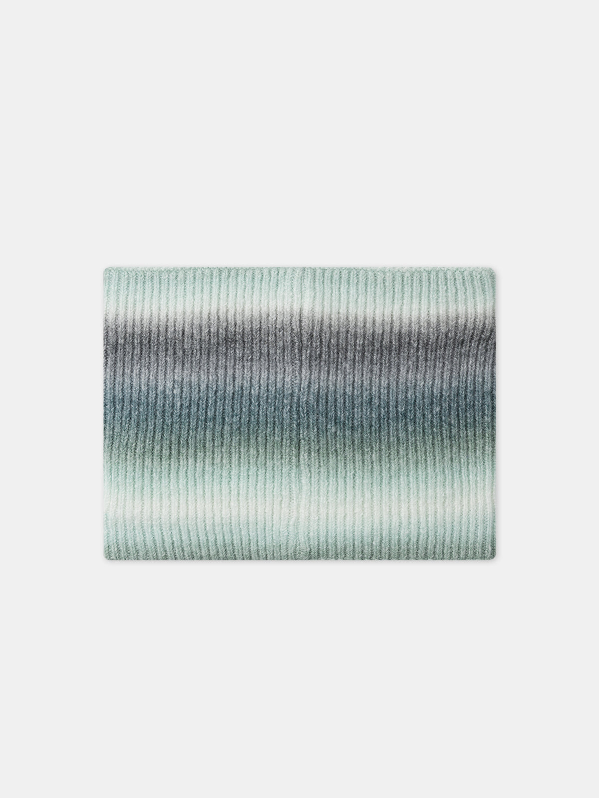 Snood verde degradato tie and dye per bambini