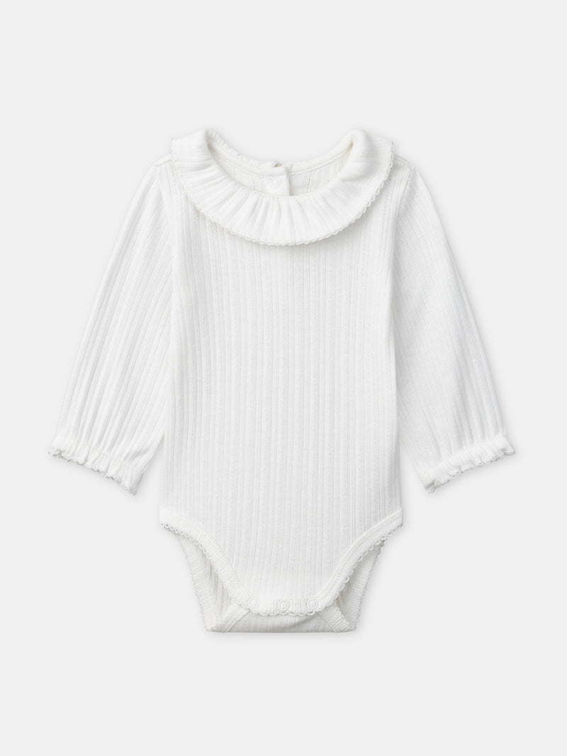 Completo con stampa floreale + body + fascia per neonata