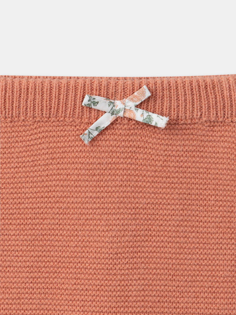Set di felpa con stampa floreale + leggings + calze per neonata