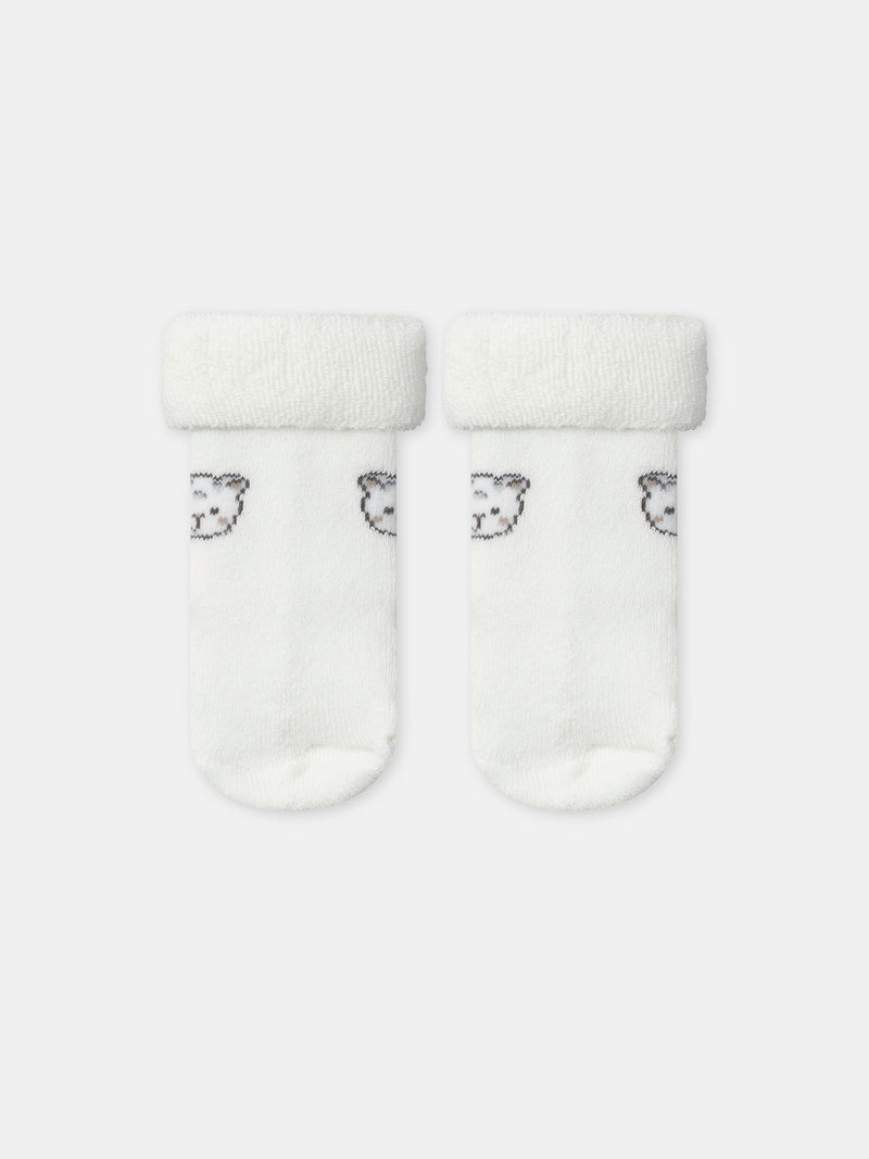 Completo con reggiseno a stampa leopardata + pantaloni + calzini per neonati unisex