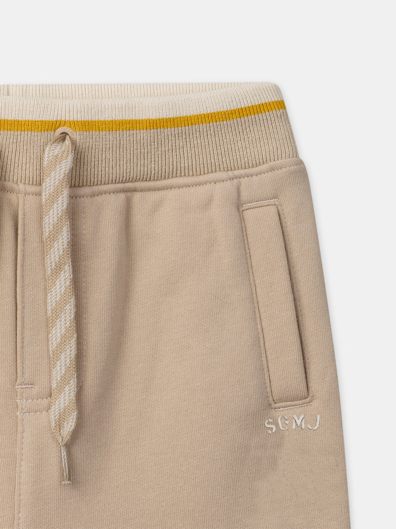 Jogging beige per ragazzi