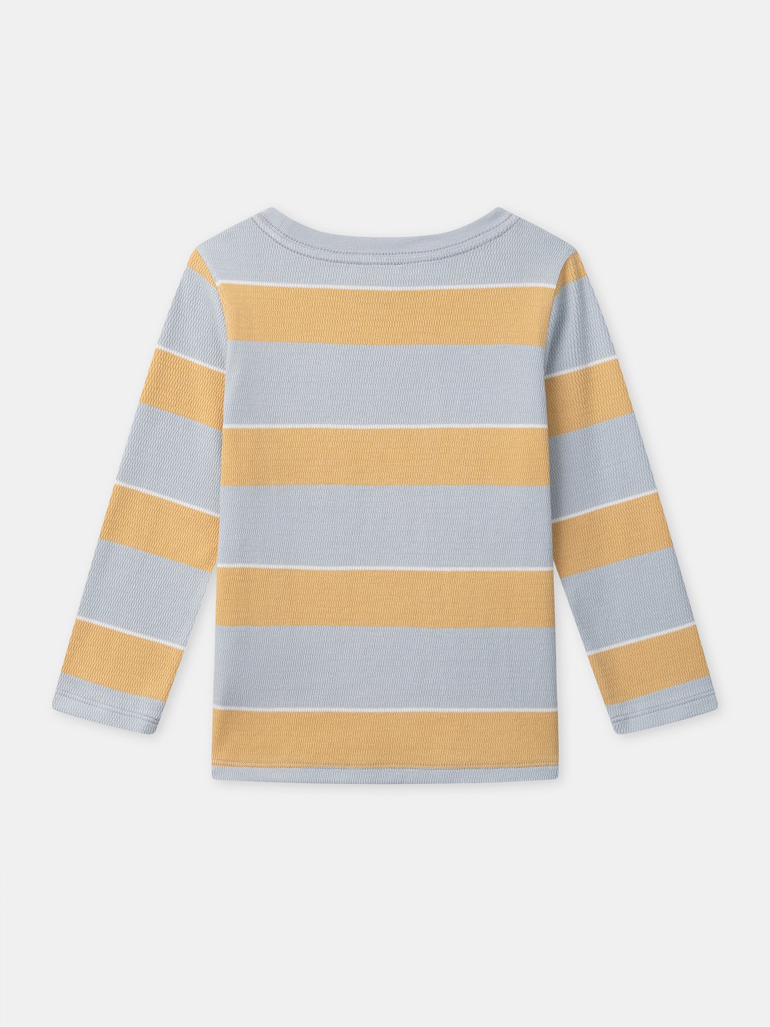 T-shirt a righe e maniche lunghe per bambino