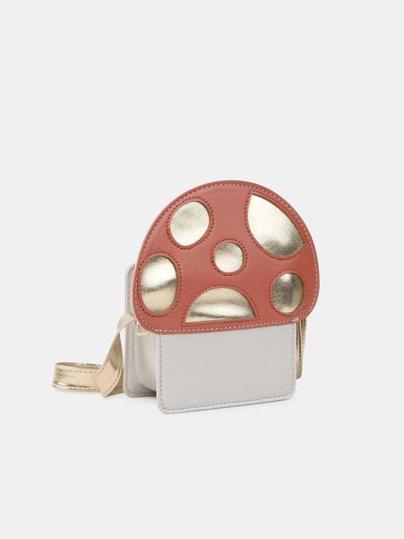 Borsa a tracolla tricolore fungo per ragazze