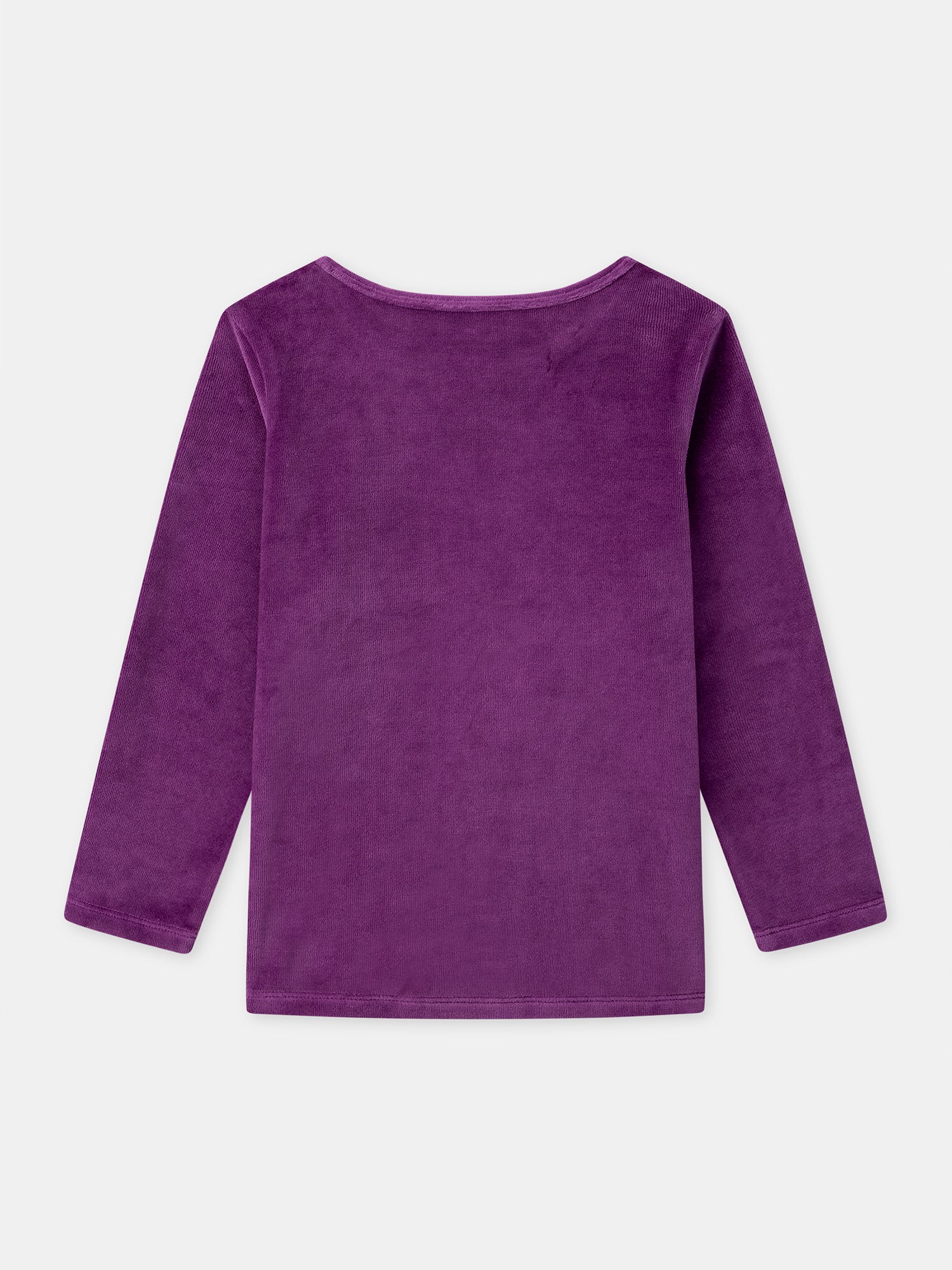 Pigiama viola in velluto + Cappa per Bambina