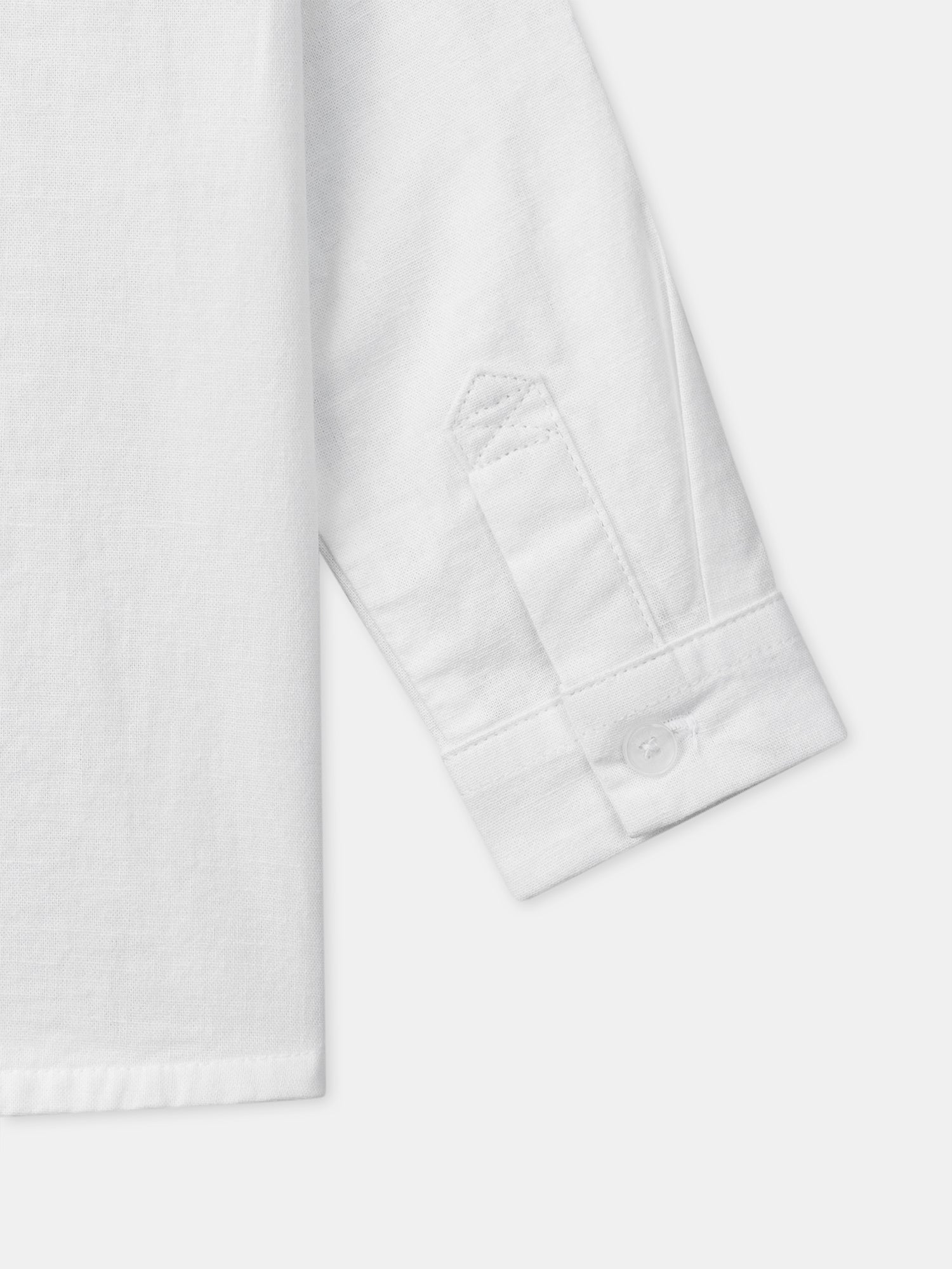 Camicia Ecru con Maniche Arrotolabili Bambino