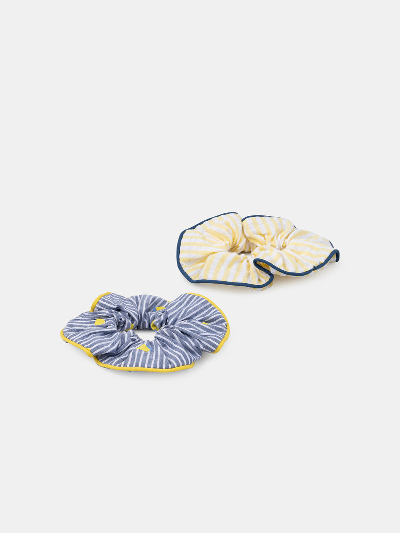 Set di 2 chouchous a strisce per ragazze