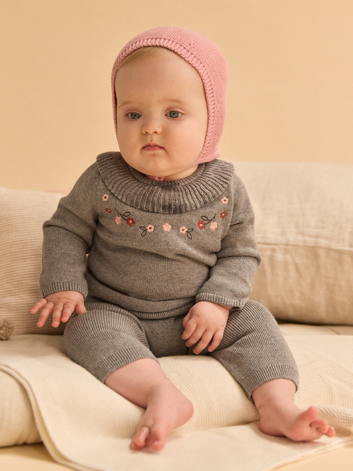 Cappello rosa per neonata