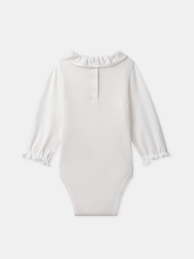 Ensemble salopette + body + collants Naissance Fille
