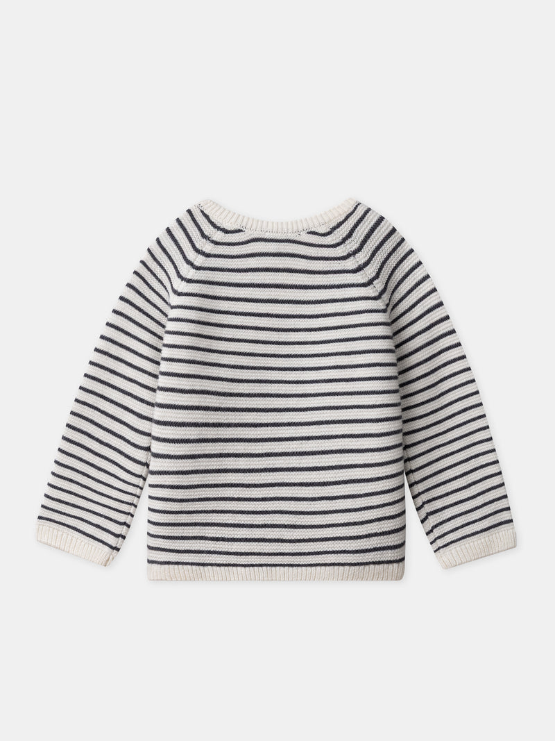 Ensemble tricot brassière + pantalon + chaussettes Naissance Mixte