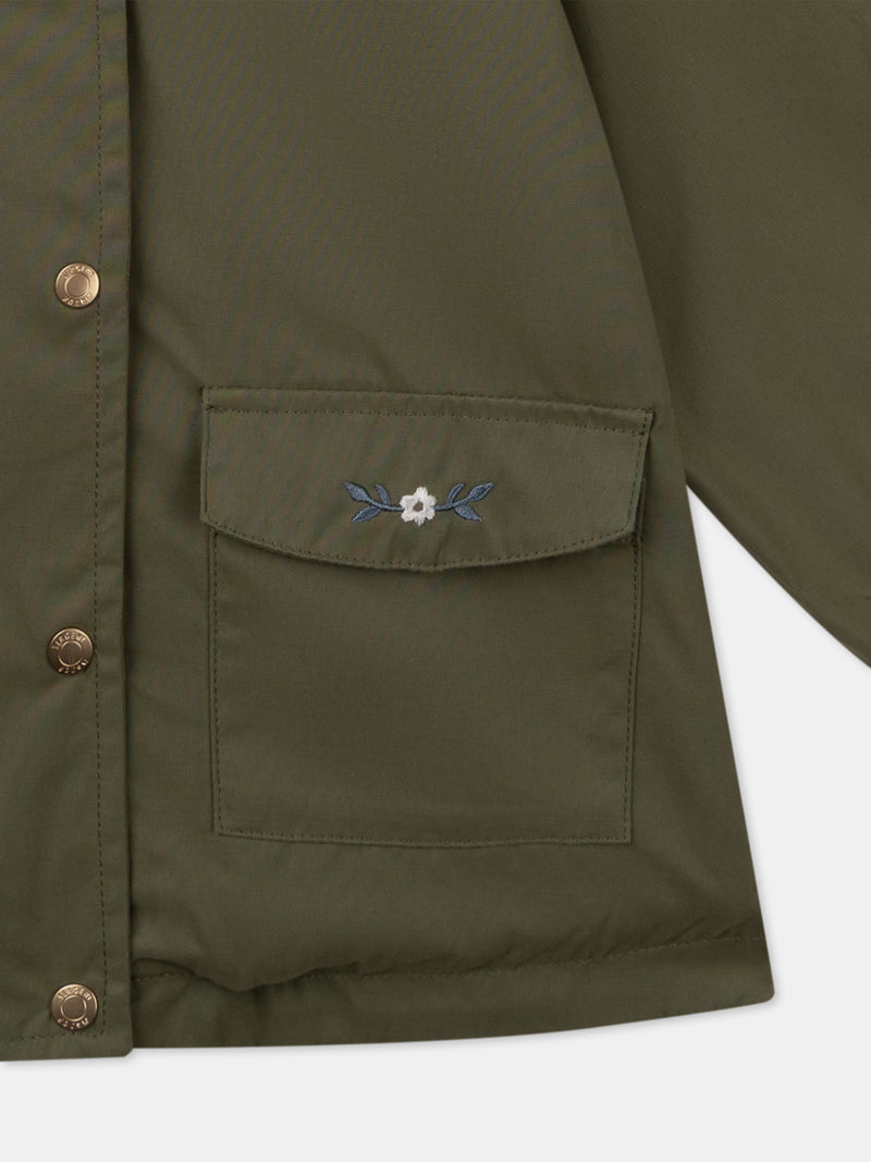 Parka 3 in 1 kaki Bambina