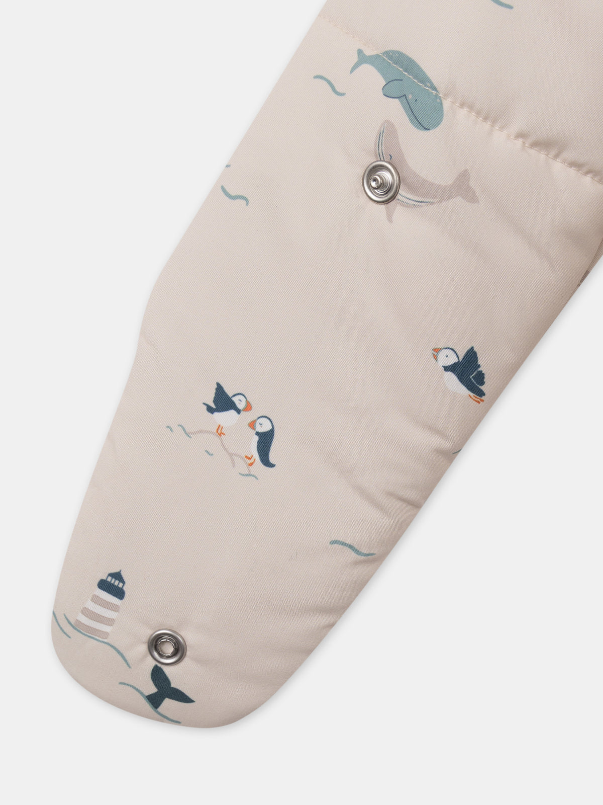 Pilota beige con stampa di animali Bambino