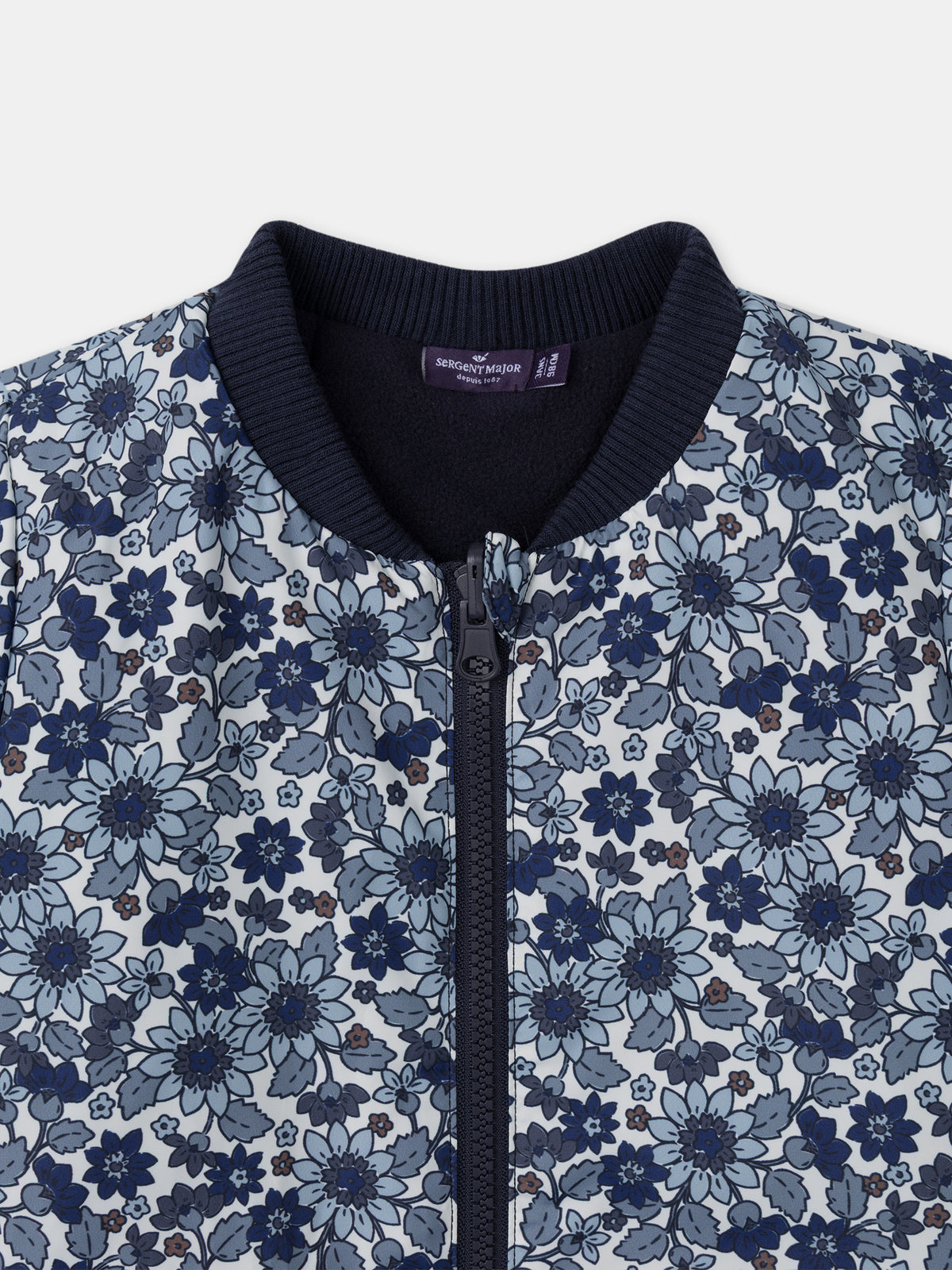 Parka 3 in 1 blu navy luccicante per ragazze