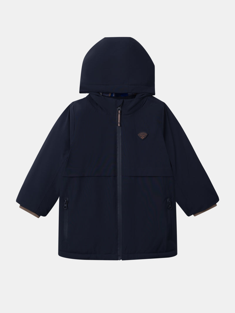 Parka 3 in 1 blu marino per Ragazzi