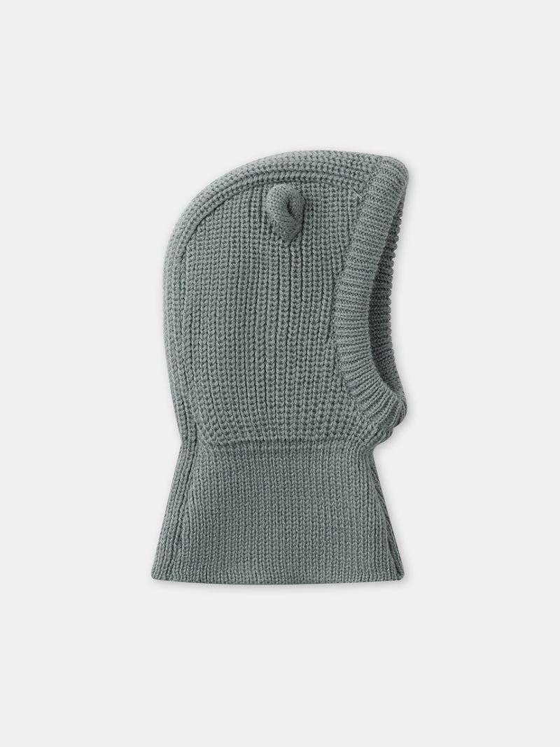 Cappuccio Verde Con Orecchie 3D Baby Girl