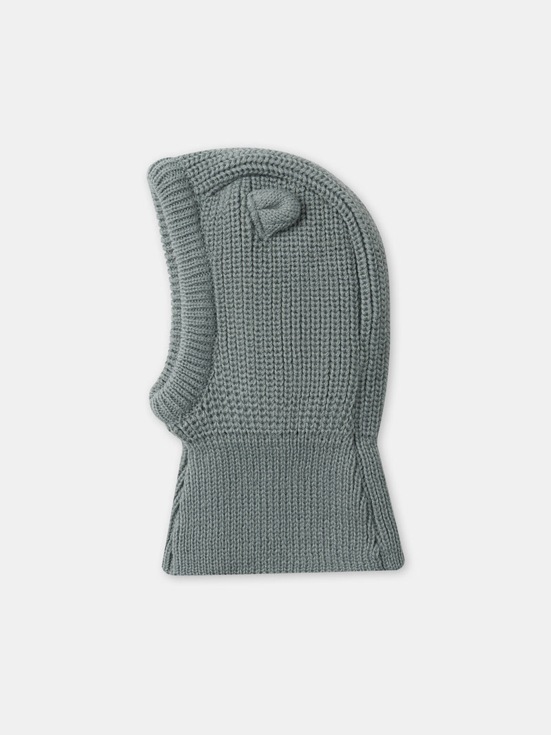 Cappuccio Verde Con Orecchie 3D Baby Girl