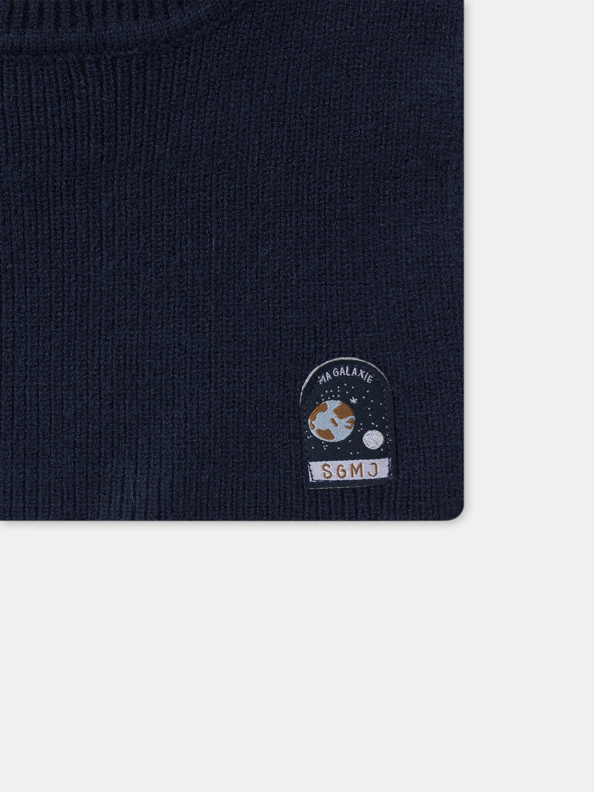 Plastron blu navy a strisce bambino