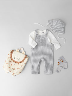 Tenue Bébé Garçon : Rayures & Tendresse - 1