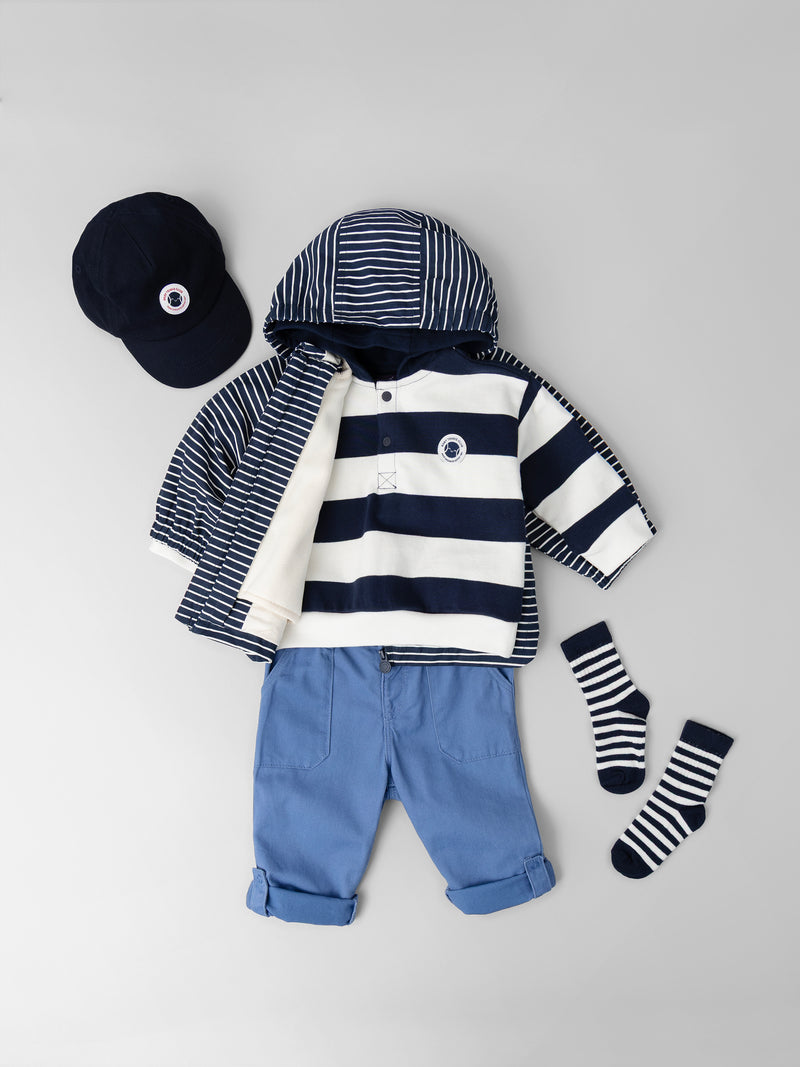 Tenue Bébé Garçon : Echappée Bleue - 1