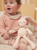 Peluche doudou nascita coniglio rosa cipria LORE / 24H0AF21JOUD322