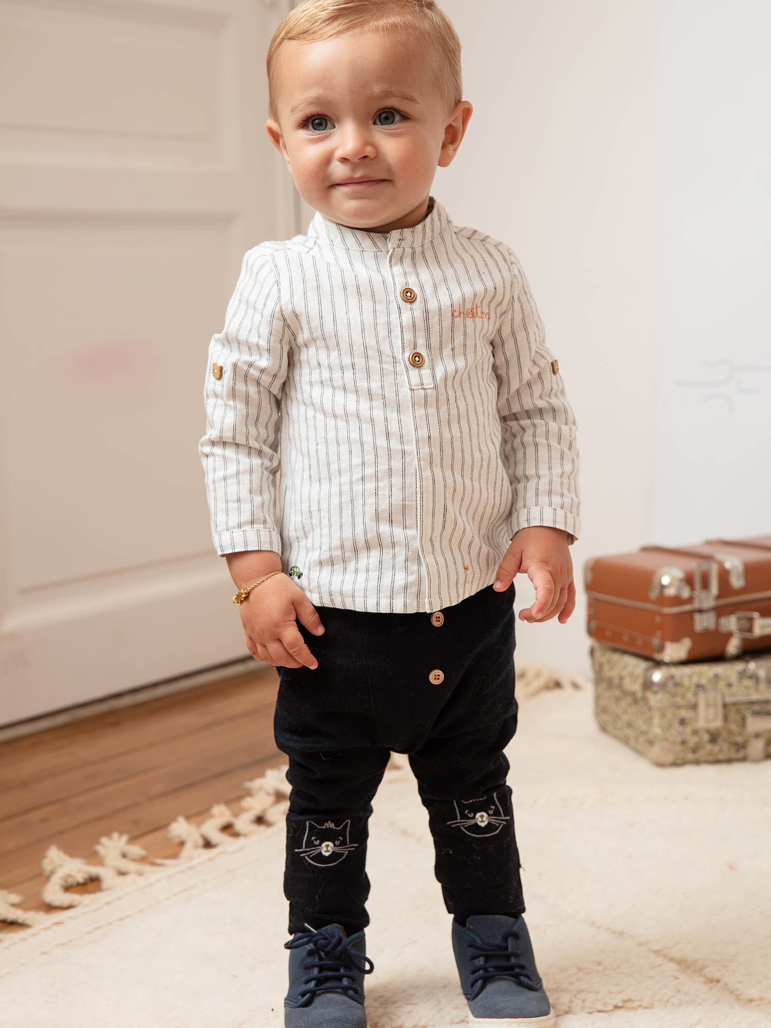 Pantaloni con piedi neonato hot sale