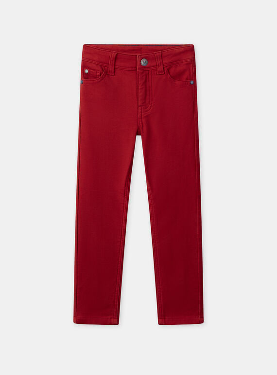 Jeans rossi per bambino NOCINAGE / 25H3PGP1PAN510