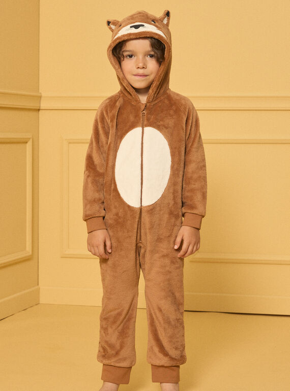 Light brown GROUP OVER PYJAMA LECOMBAGE / 24H5PG41D4F804