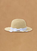 Cappello in paglia con stampa floreale KAPETULA / 24E4BFN1CHA009